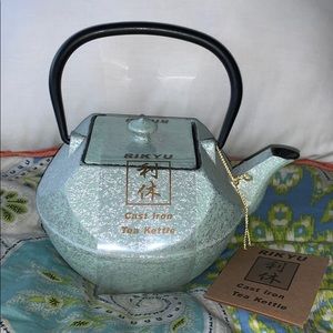 Cast iron tea kettle